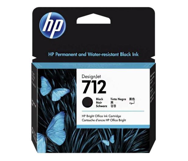 HP 712 3ED71A black 80ml - 633444 - zdjęcie